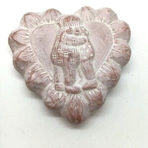 Isabel Bloom Hugging Heart 1998 Cement